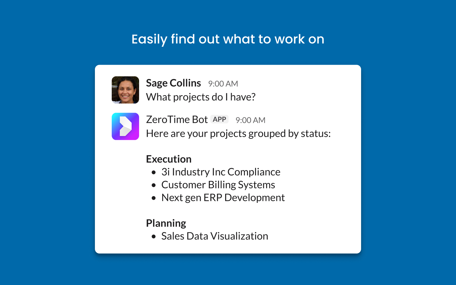 Slack Dela Interaction - Project Query